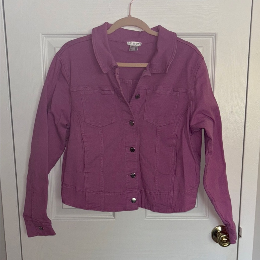 Pink Denim Jacket